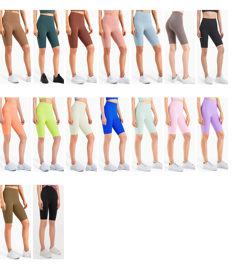 high-waisted women's cycling shorts outdoor