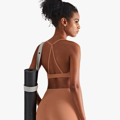 Women's Seamless Push-Up Sports Bra Ultra Thin Straps, Zero Feel Support for Yoga & Gym