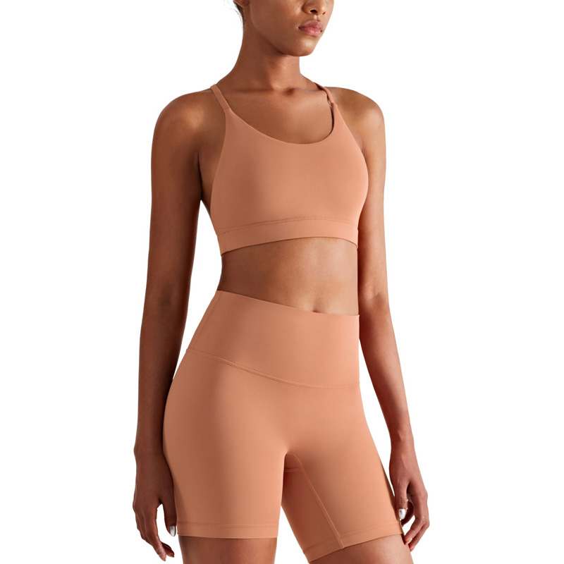 Women's Seamless Push-Up Sports Bra Ultra Thin Straps, Zero Feel Support for Yoga & Gym