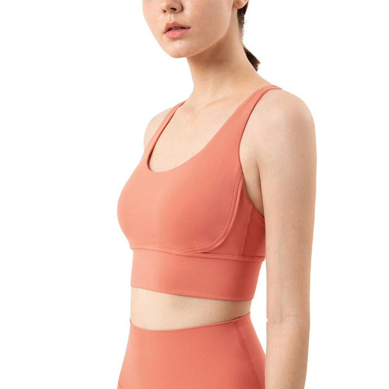 Women Cross Beauty Straps Yoga Underwear with Chest Pads