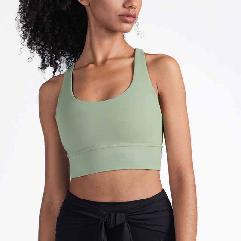 Women Cross Beauty Straps Yoga Underwear with Chest Pads