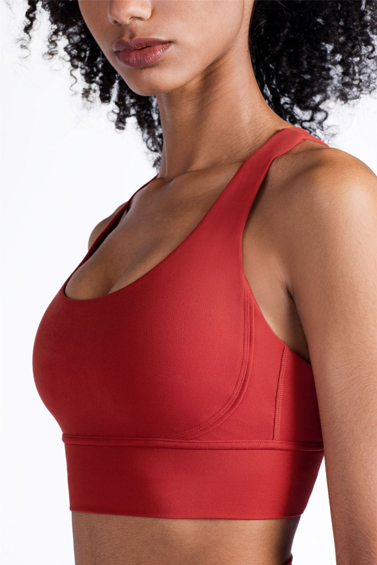 Cross back yoga bras