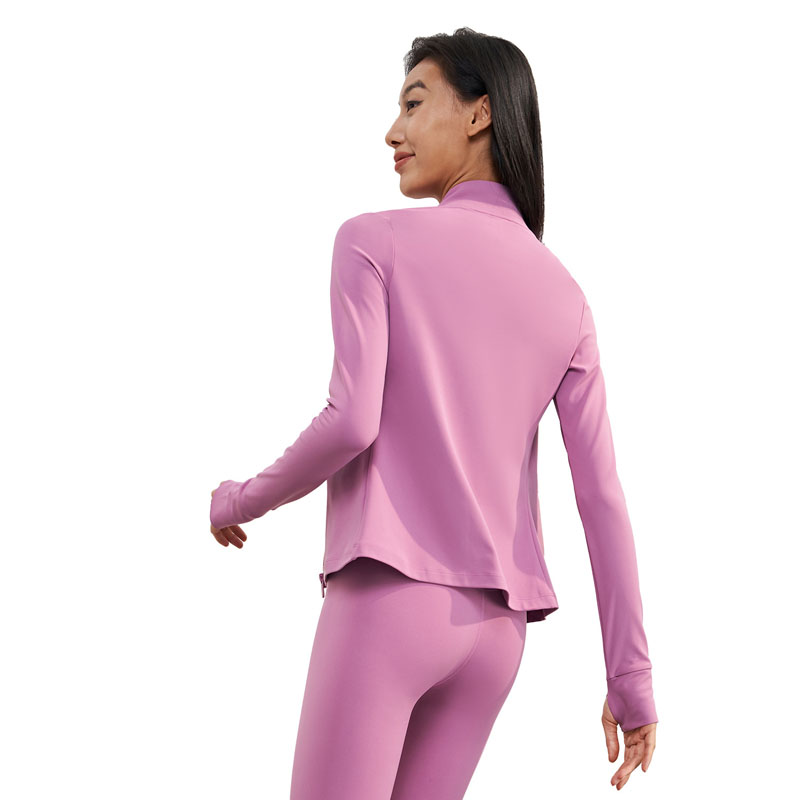 High-Neck Fleece-Lined Thermal Yoga & Outdoor Sports Tops | Cozy & Warm Activewear |