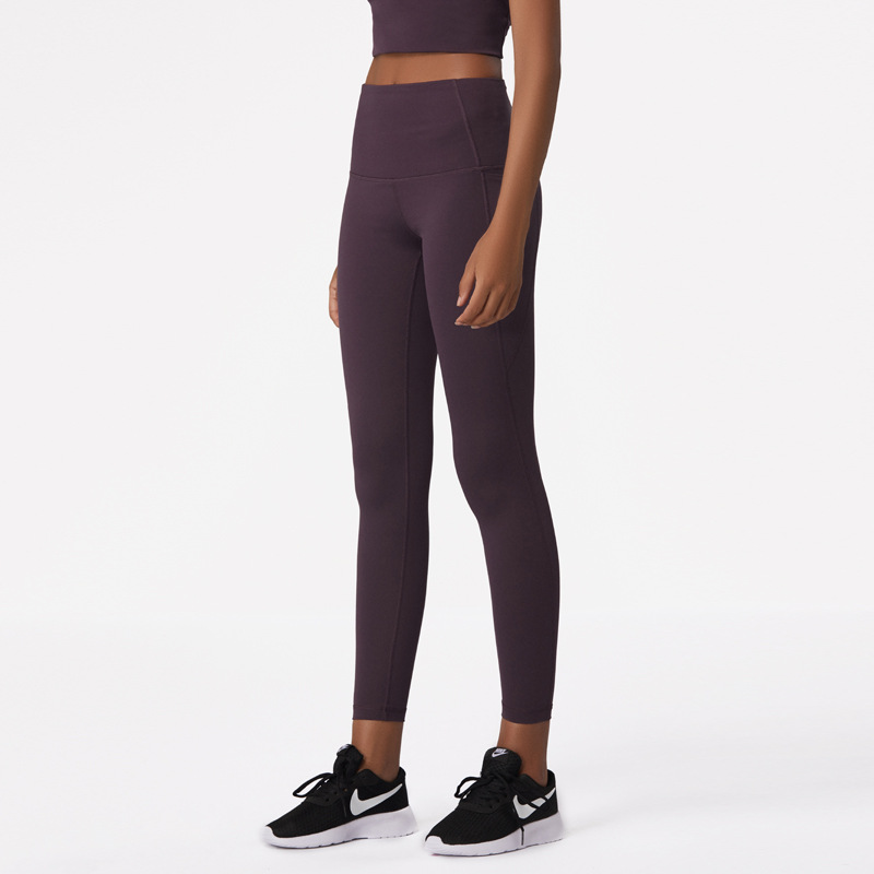 Custom Women's Outdoor Sports Leggings with Side Pockets & Peach Booty Lifting