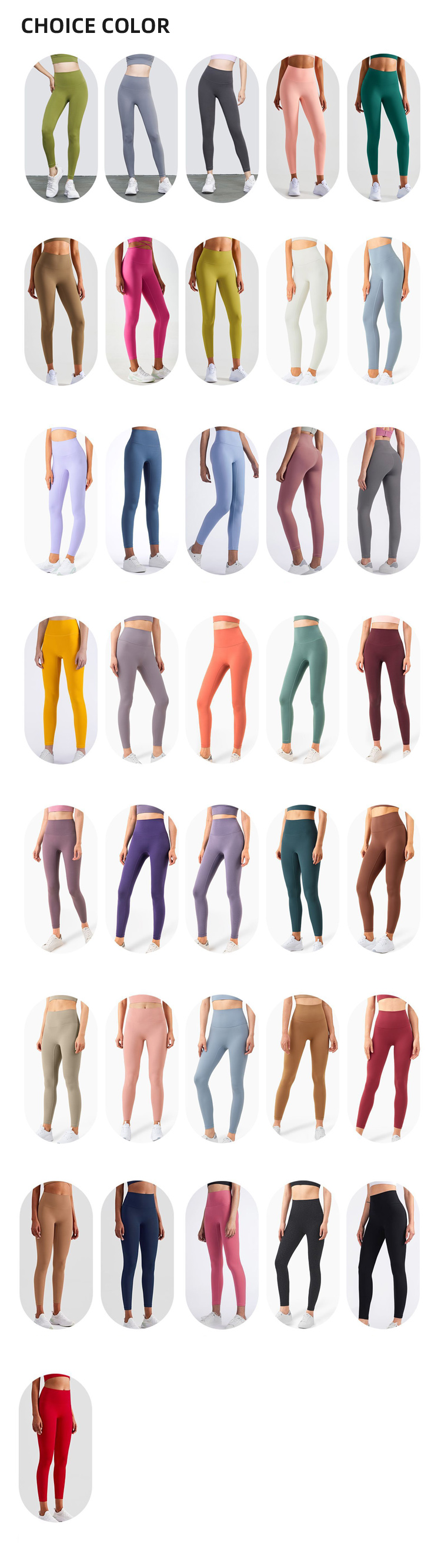 high-waisted workout leggings