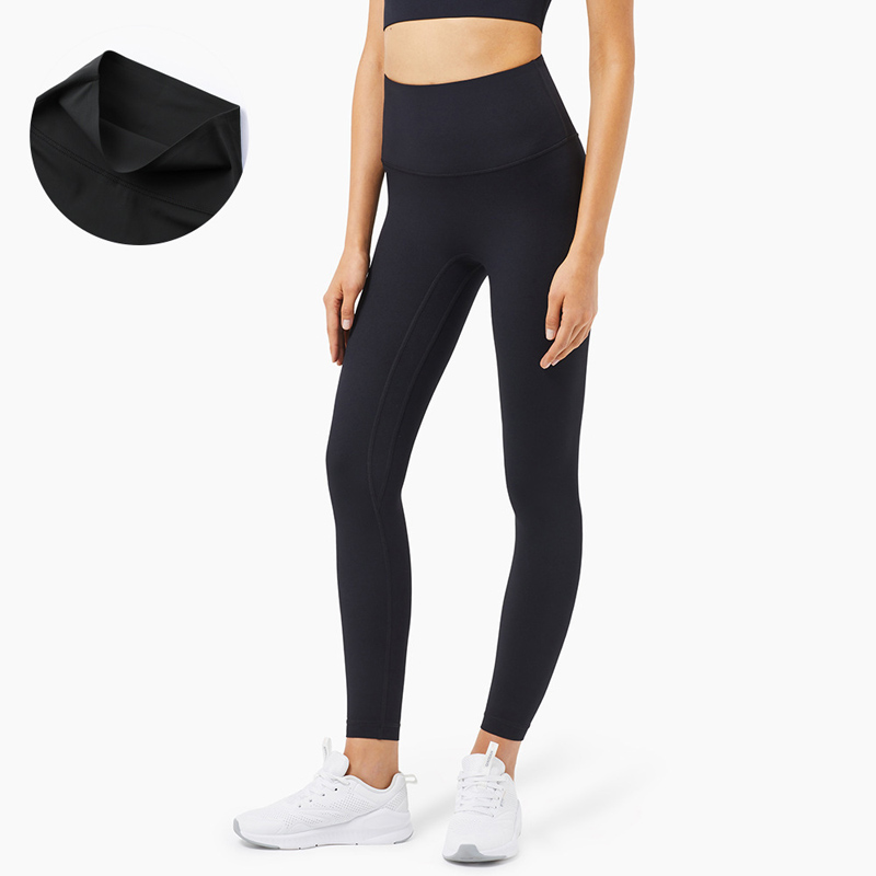 Seamless No Front Seam Anti-Roll Yoga Leggings | High-Waisted Workout Leggings for ladies