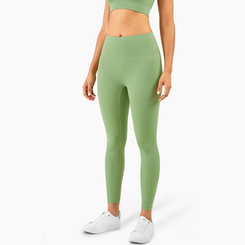 Seamless No Front Seam Anti-Roll Yoga Leggings | High-Waisted Workout Leggings for ladies