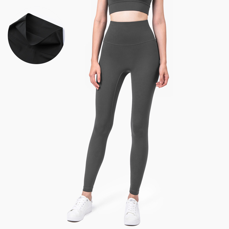 Seamless No Front Seam Anti-Roll Yoga Leggings | High-Waisted Workout Leggings for ladies