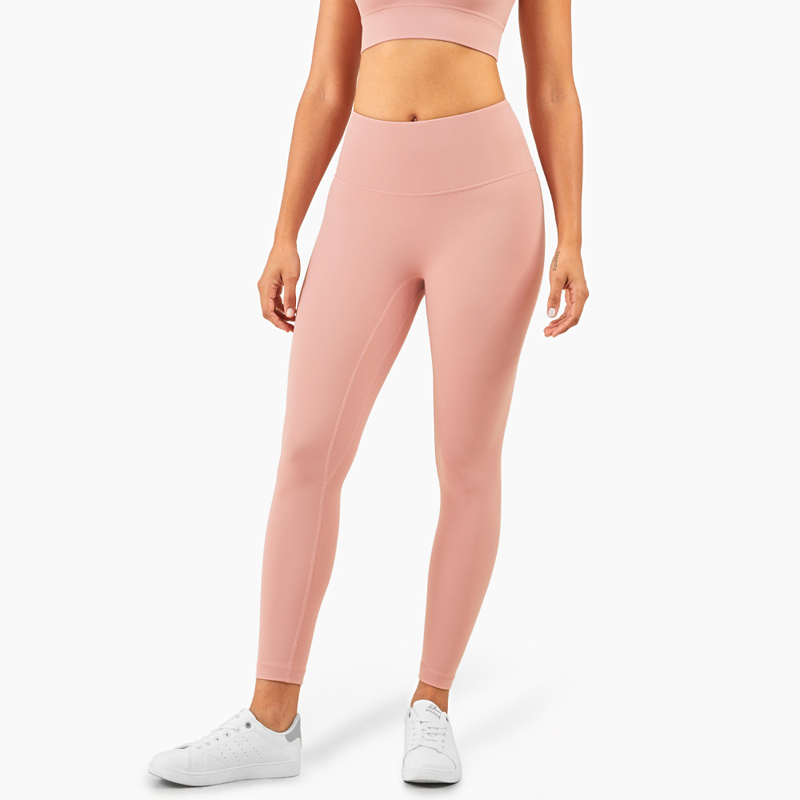 Seamless No Front Seam Anti-Roll Yoga Leggings | High-Waisted Workout Leggings for ladies