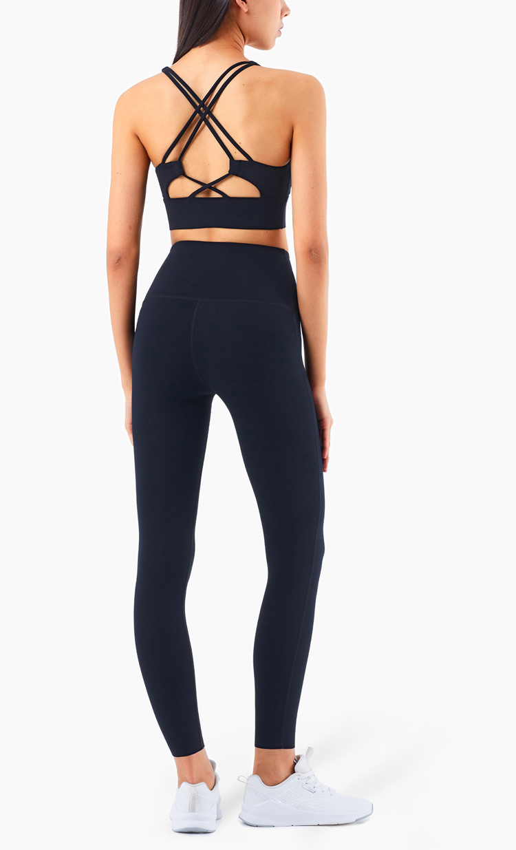 High-Impact Training Anti-Roll Yoga Pants with Reinforced Support