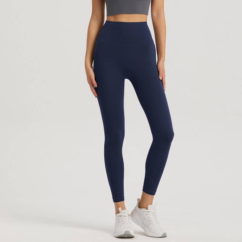 Untamed peach hip lifting and abdominal tightening sports leggings