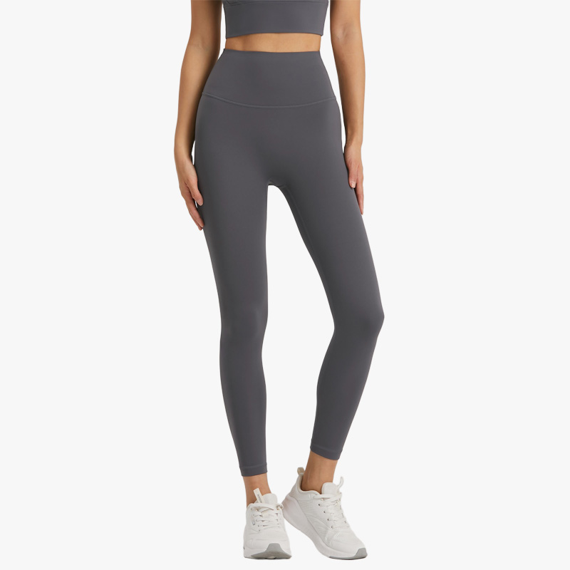 Untamed peach hip lifting and abdominal tightening sports leggings