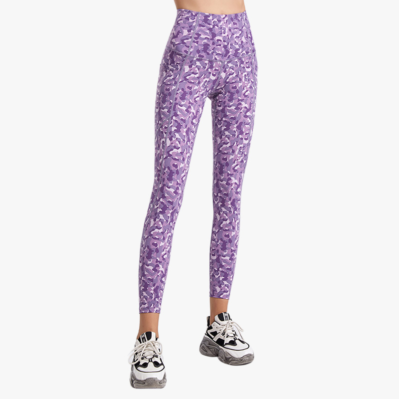 Women's Fashion Print Capri Yoga Pants