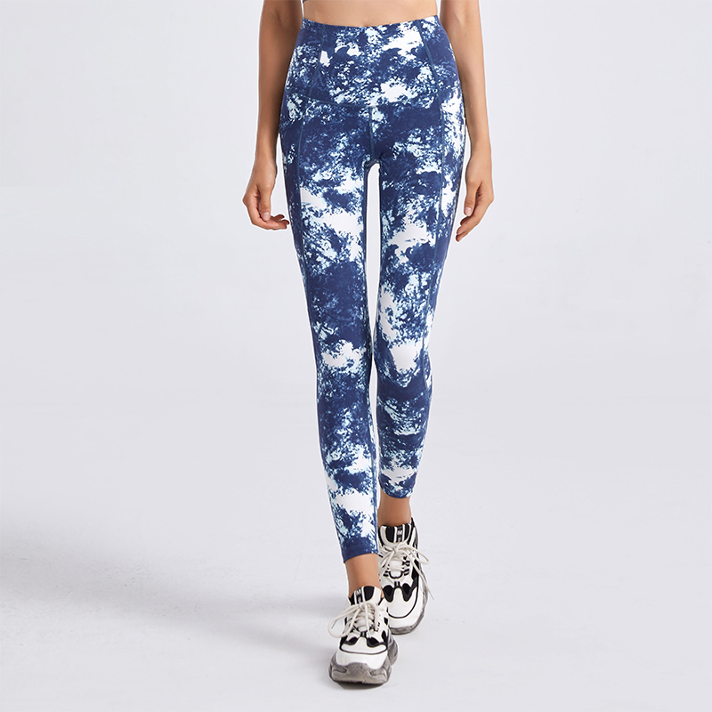 Women's Fashion Print Capri Yoga Pants