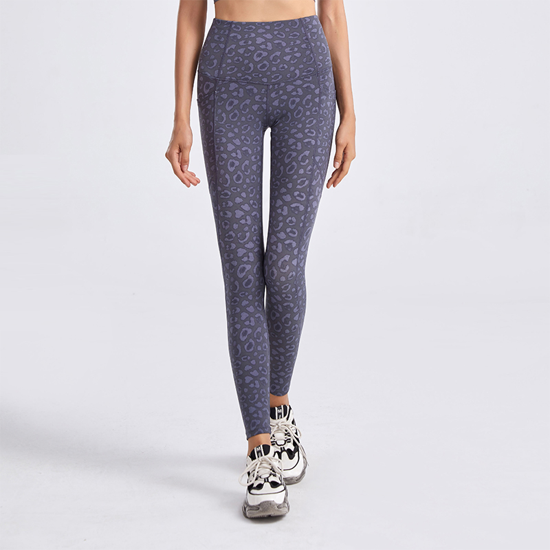 Women's Fashion Print Capri Yoga Pants