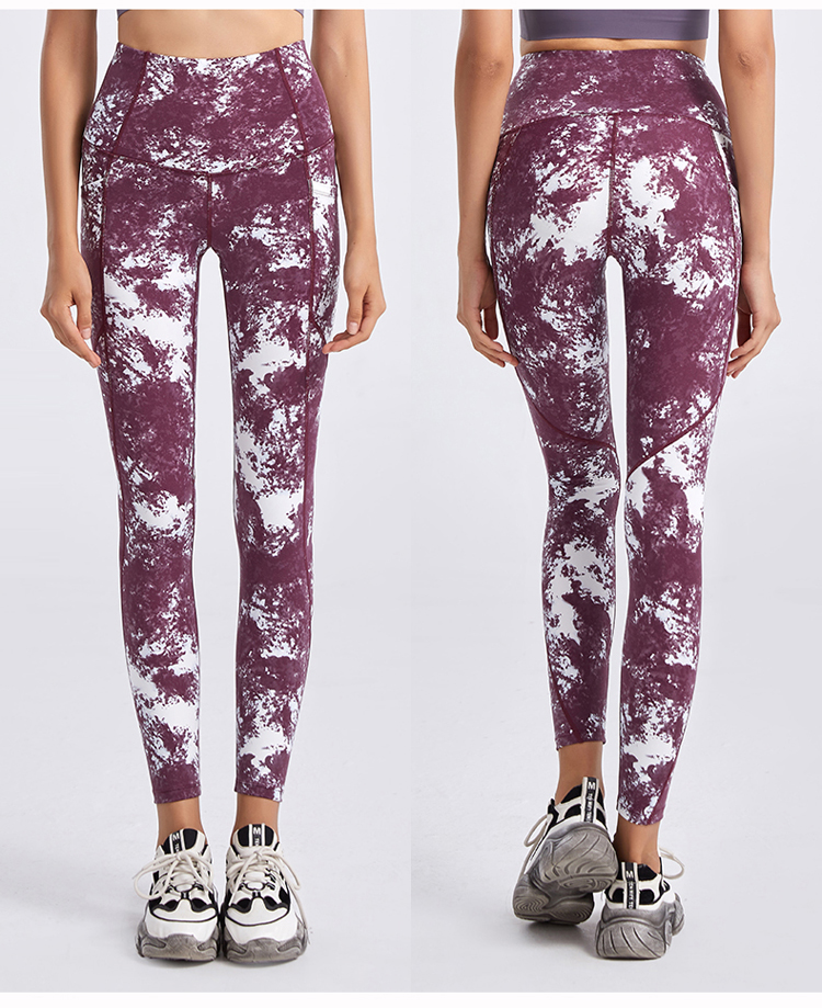 floral print yoga pants