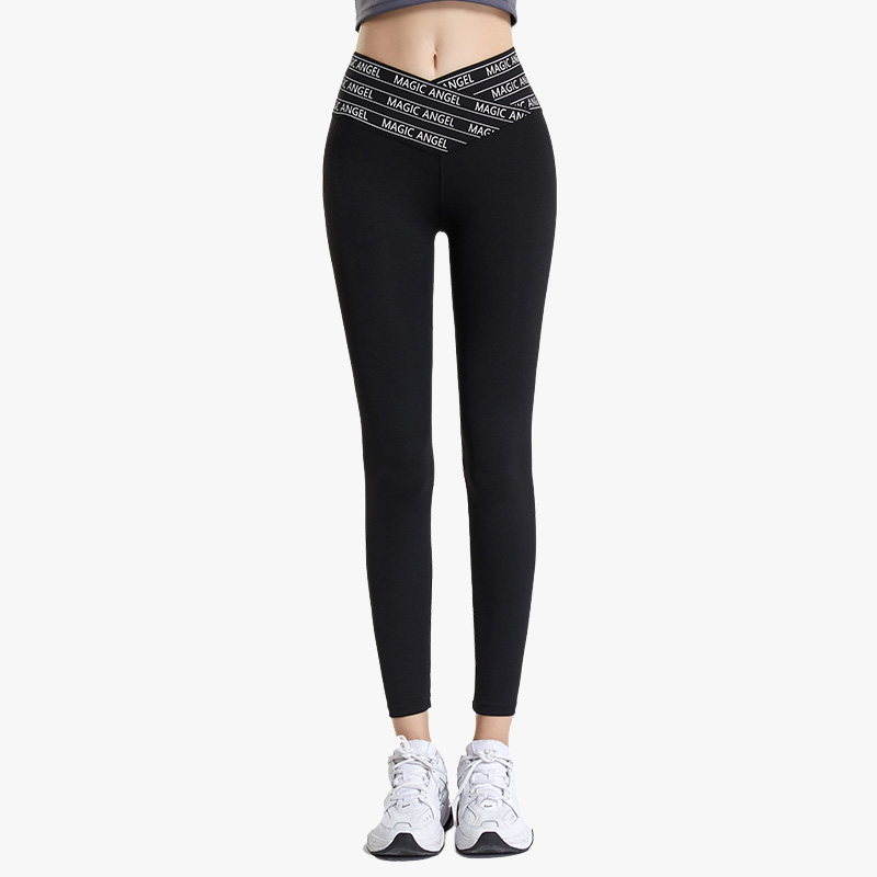Women's cross printed yoga Barbie pants