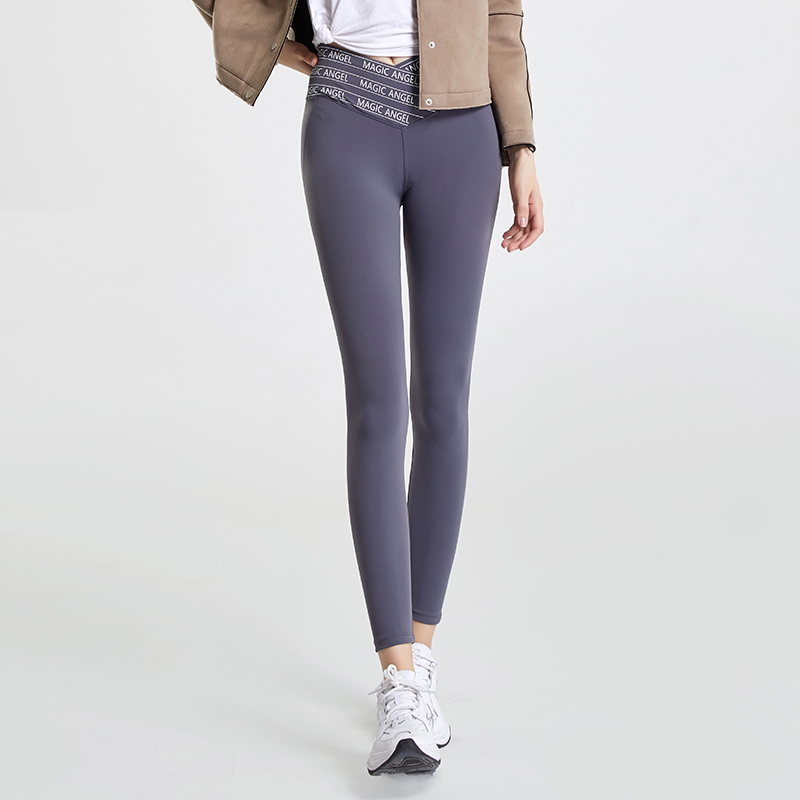 Women's cross printed yoga Barbie pants