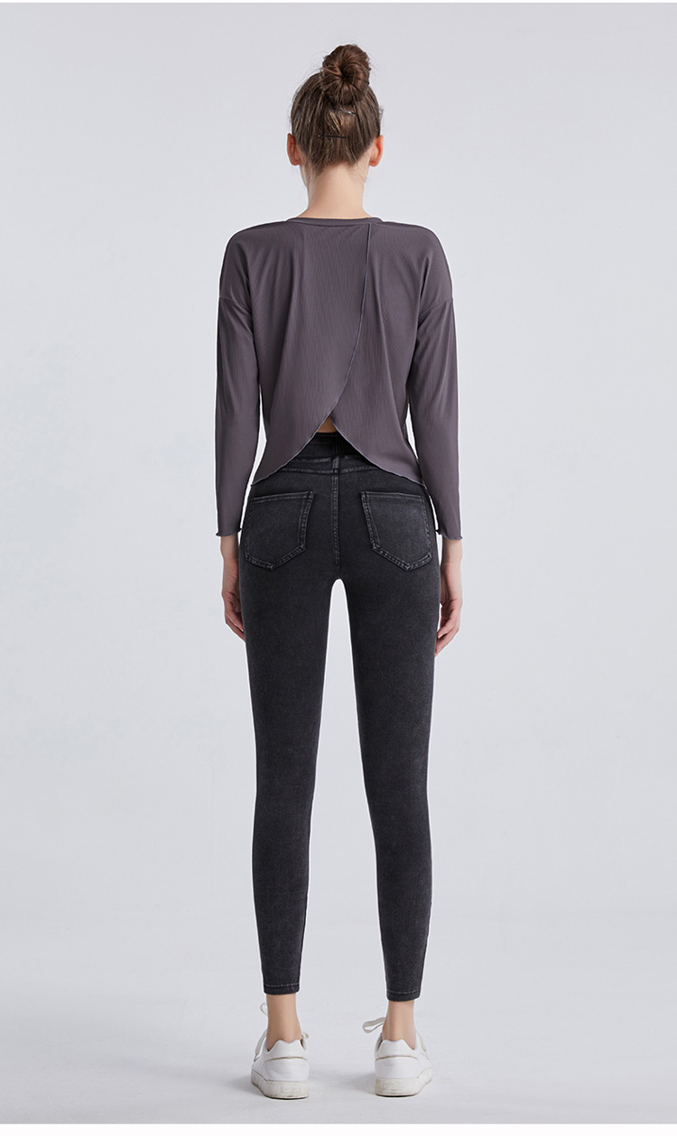 Moisture-Wicking Yoga Jeans Bulk Order