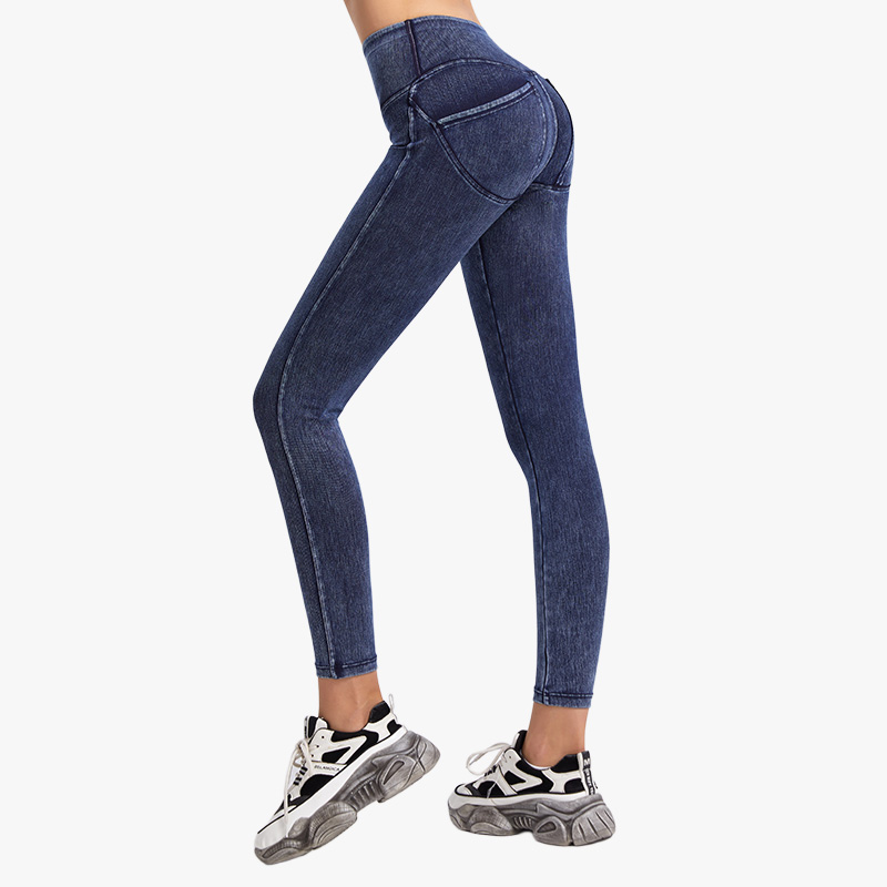 Women's High-Waisted Smoke Grey Skinny Denim Pants